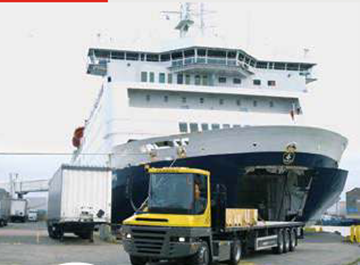KVSA RoRo terminal in Ijmuiden...