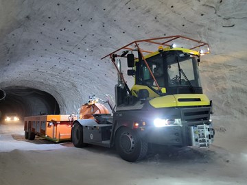 Going underground in a salt mine...